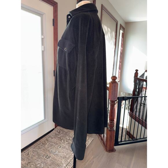 Bailey Rose Trendy and Super Warm LA Brand Shacket Black Size Med EUC - Picture 2 of 5